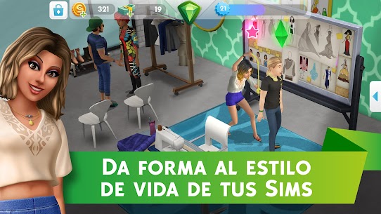 Los Sims Mobile Mod unlocked all 3